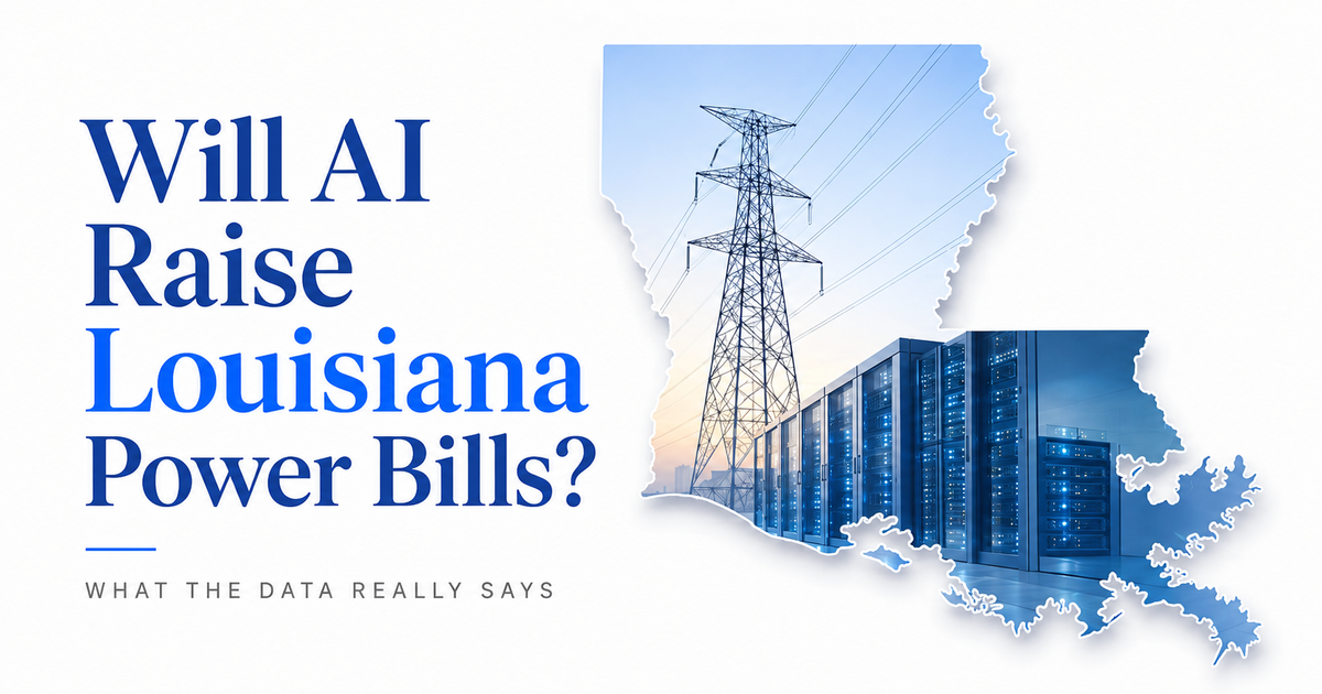Will AI Data Centers Raise Electricity Costs in Louisiana? | Subterra ...